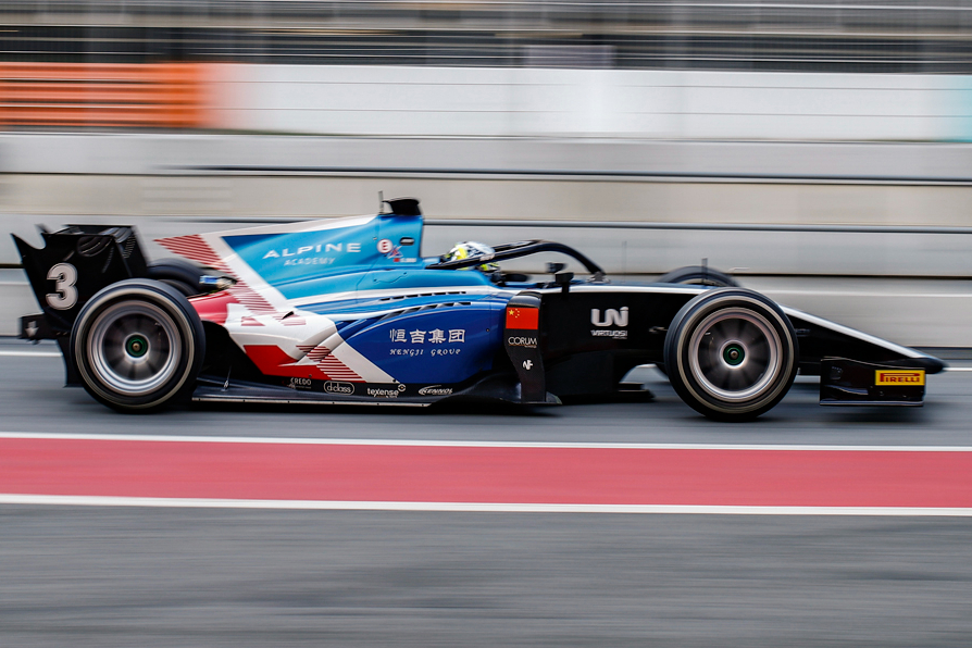 Zhou wins the F2 feature race at Silverstone Formula Scout