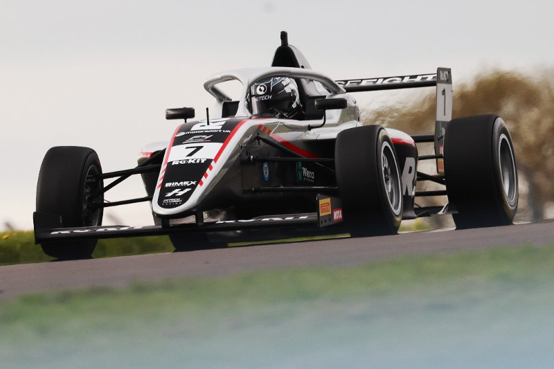 Fairclough wins red flagged opening race of British F4 season