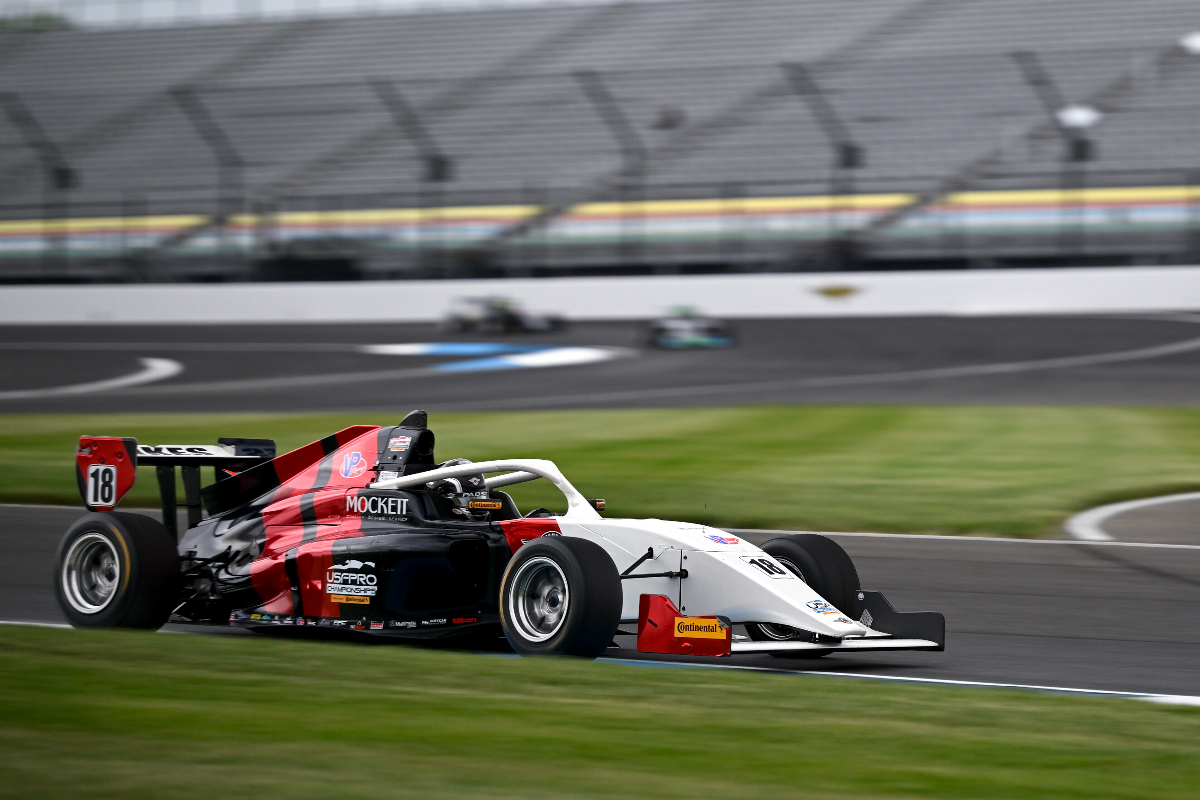 Simon Sikes secures his first USF Pro 2000 win at Indianapolis