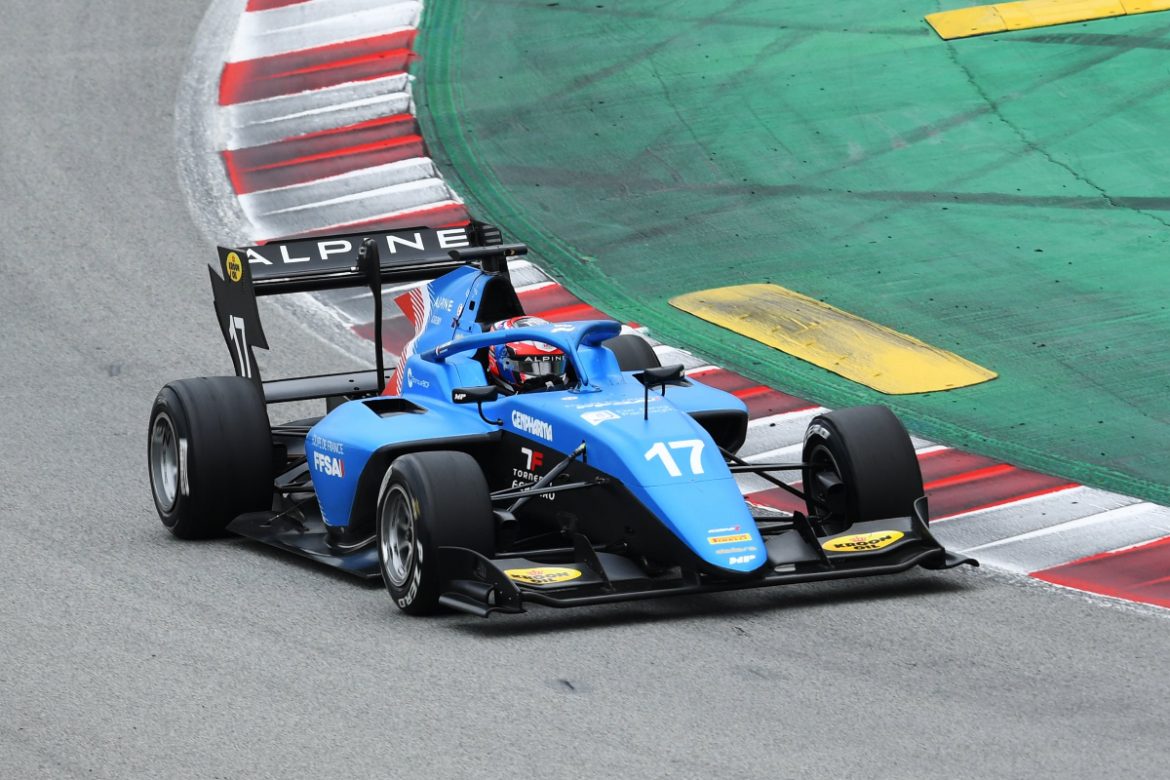 Alpine junior Martins fastest on first afternoon of FIA F3 Barcelona test