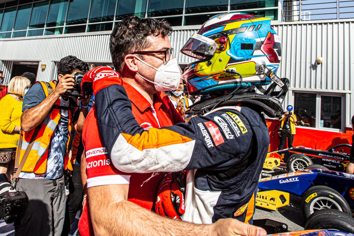 Beganovic charges from eighth for dominant first FRAC win - Formula Scout