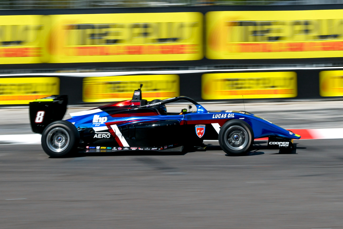 Lochie Hughes converts USF2000 pole into victory in St. Petersburg ...