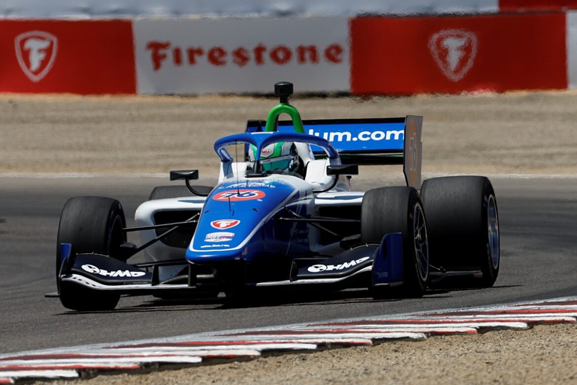 Collet fastest as Hauger crashes in Indy Nxt FP2 at Laguna Seca ...